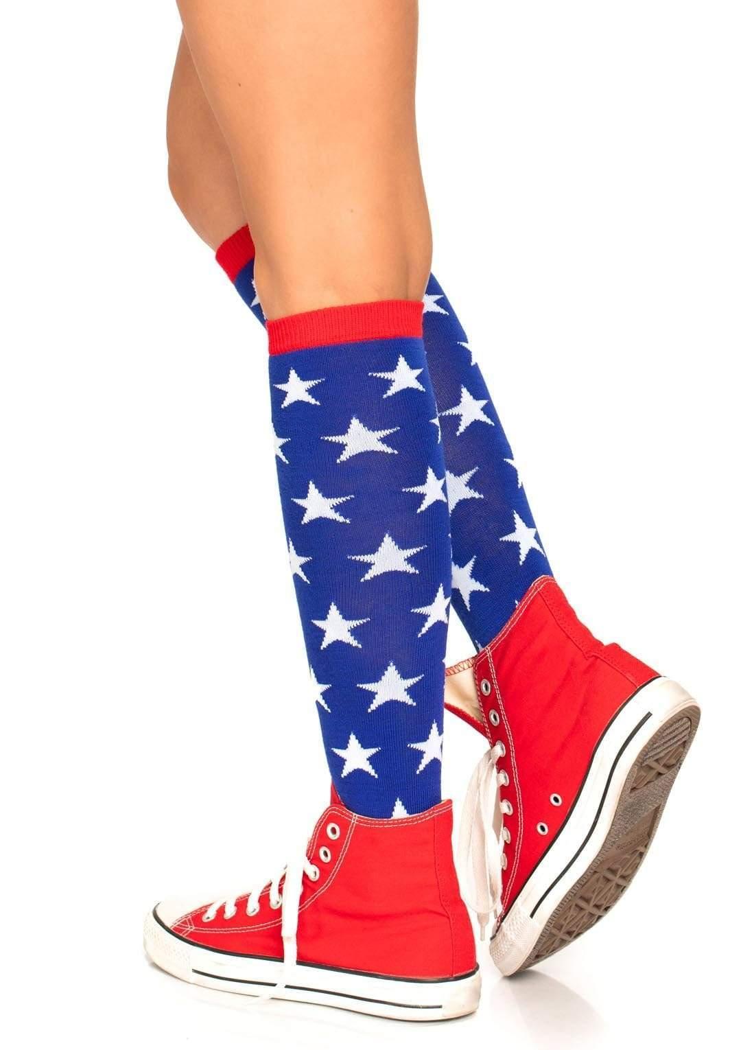 Leg Avenue Star Knee High Socks