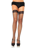 color_black | Leg Avenue Nicole Fishnet Thigh High Stockings