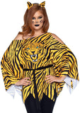 Leg Avenue Tiger T-Shirt Poncho Set