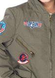 Leg Avenue Boy's Top Gun Flight Suit Costume