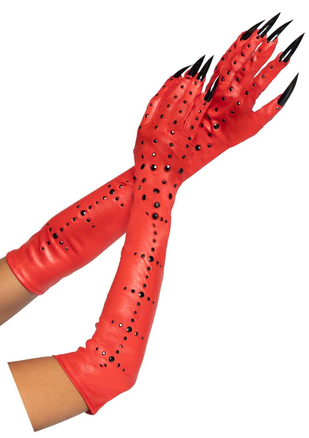 Gants Effet Mouillé Smiffys - Noir - Taille Unique - Pour Déguisement, Soirée, Spectacle