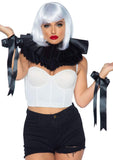 Deluxe Ruffle Neck Piece and Wrist Cuffs