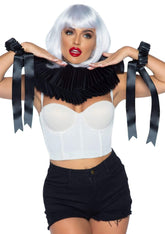 Deluxe Ruffle Neck Piece and Wrist Cuffs