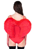 Marabou Trimmed Feather Costume Wings