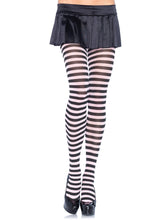 Nylon Striped Costume Tights