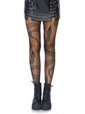 Snake Fishnet Tights