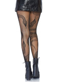 Snake Fishnet Tights