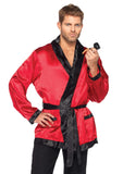 Mens Smoking Jacket & Pipe Bachelor Costume