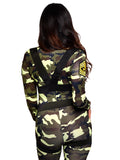 Pretty Paratrooper Camo Jumpsuit Costume