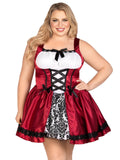 Leg Avenue Plus Size Gothic Red Riding Hood