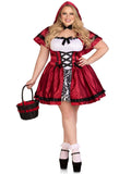 Leg Avenue Plus Size Gothic Red Riding Hood