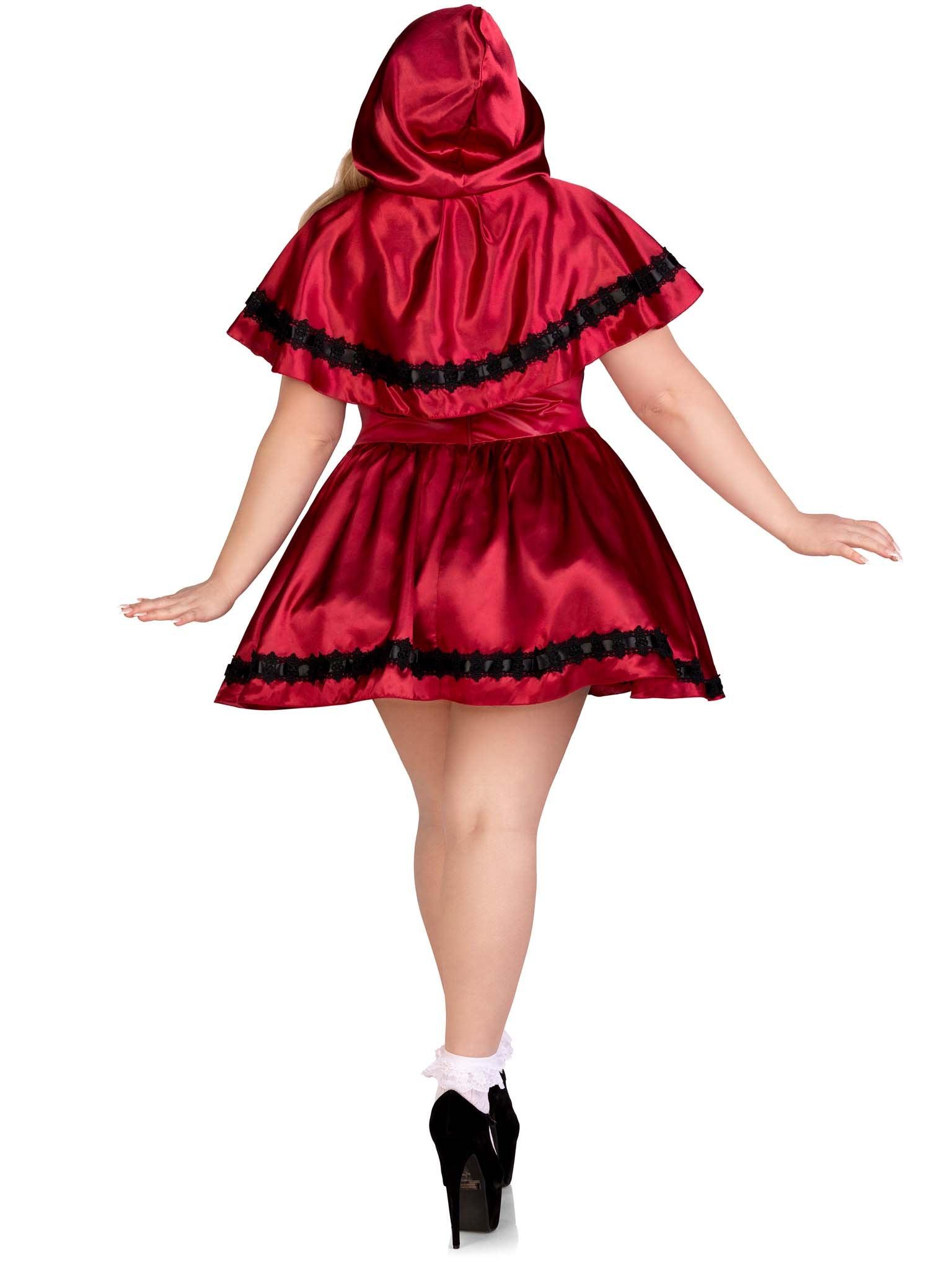 Leg Avenue Plus Size Gothic Red Riding Hood
