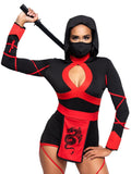 Dragon Ninja Romper Costume Set With Mask