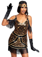 Speakeasy Sweetie Gold Dress Costume Set