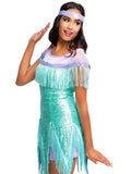 Foxtrot Flirt Sequin Flapper Costume Set