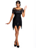 Foxtrot Flirt Sequin Flapper Costume Set