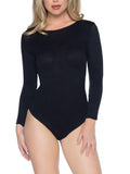 140 Denier Opaque Long Sleeved Bodysuit