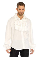 Mens Ruffle Front Costume Shirt