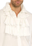 Mens Ruffle Front Costume Shirt