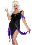 Sultry Sea Witch Villain Costume Set