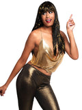 Gold Disco Diva Costume Set
