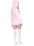 Cuddle Bunny Ultra Soft Bodysuit With Ear Hood