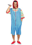 Men's Creepy Killer Horror Costume Jumpsuit