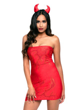 Bedazzled Devil Costume Dress Set