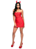 Bedazzled Devil Costume Dress Set