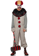 Creepy Clown Costume Set For Men