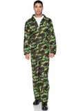 Men's Zippered Jumpsuit Costume