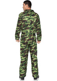 Men's Zippered Jumpsuit Costume