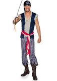 Mens Plank Walking Pirate Costume Set