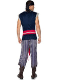 Mens Plank Walking Pirate Costume Set