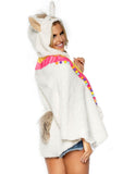 Llama Poncho Costume With Llama Face Hood
