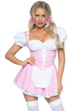 Gingham Dress With Apron