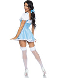 Gingham Dress With Split Skirt