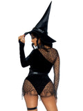 Crafty Witch Sexy Costume With Hat