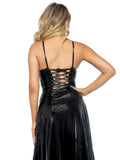 Vinyl Ball Gown With Corset