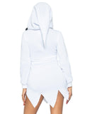 Ghost Hoodie Fleece Dress