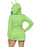 Alien Hoodie Fleece Dress