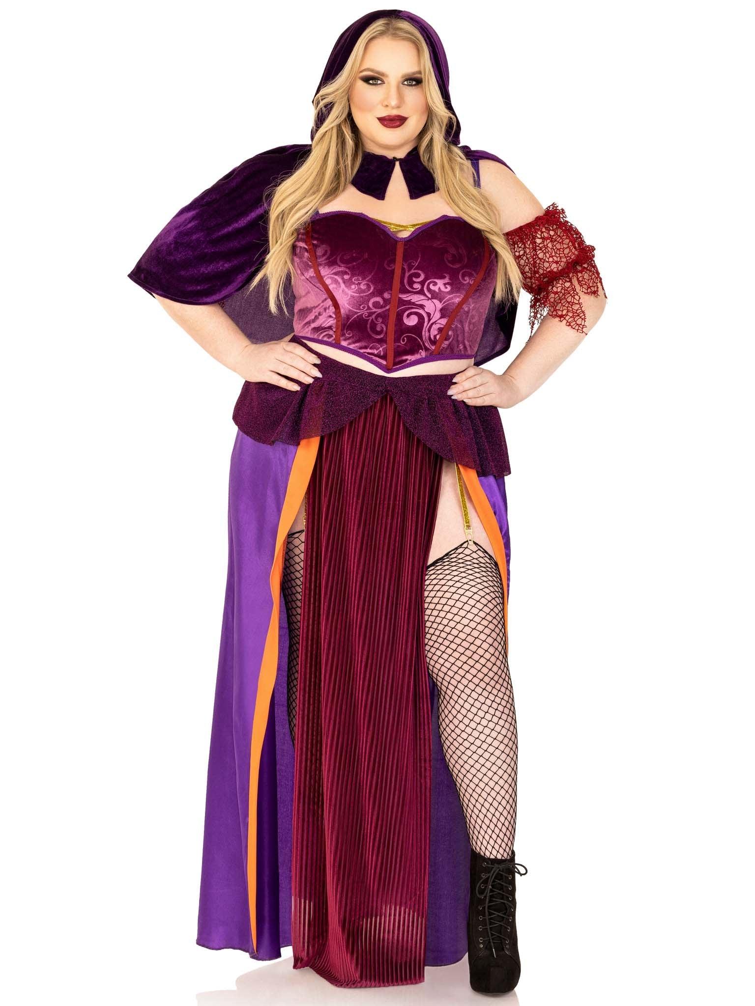 Leg Avenue Plus Black Magic Babe Costume