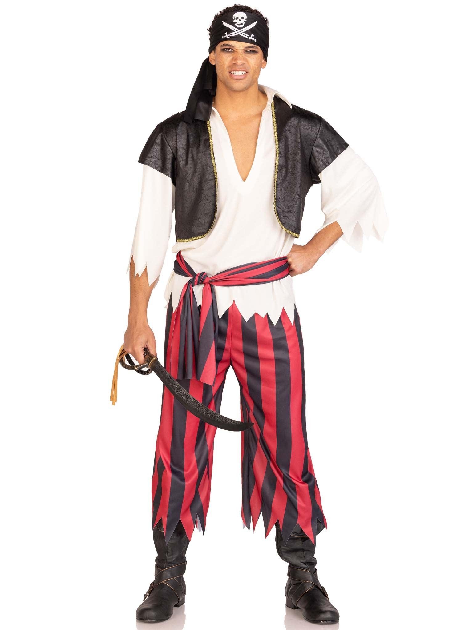 Leg Avenue Men's Jolly Roger Pirate Costume