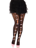 color_black | Leg Avenue Sweetheart Striped Tights