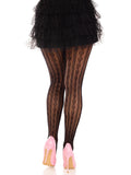 color_black | Leg Avenue Sweetheart Striped Tights