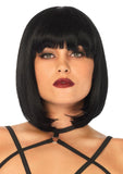 14" Short Natural Bob Costume Wig With Bangs