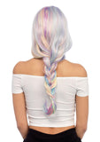 27" Pastel Rainbow Long Wavy Costume Wig