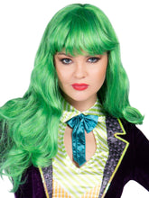 24" Misfit Long Wavy Costume Wig With Bangs