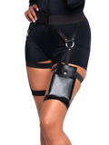 Multi Strap Garter Utility Belt With Pocket