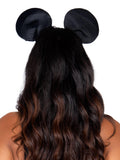 Metallic Studded Mouse Ears Headband